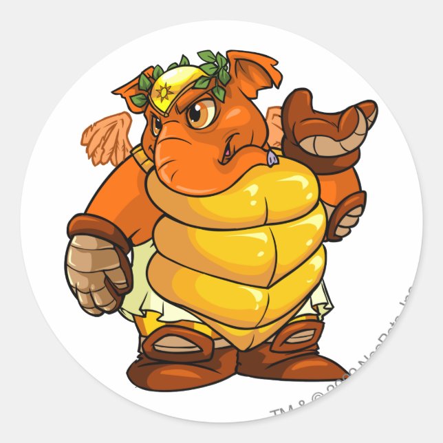 Elephante Altador Player Classic Round Sticker (Front)