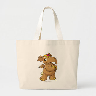 Elephante Brown Large Tote Bag