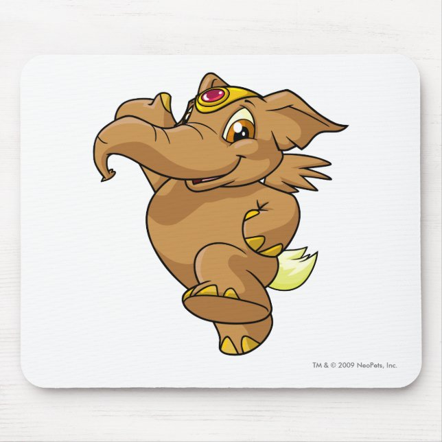 Elephante Brown Mouse Mat (Front)