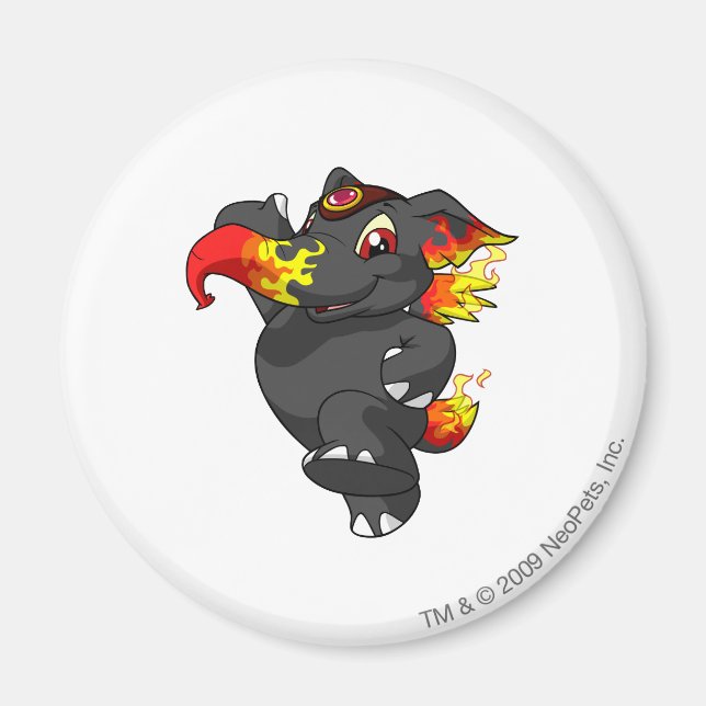 Elephante Fire Magnet (Front)