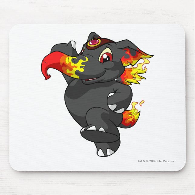 Elephante Fire Mouse Mat (Front)