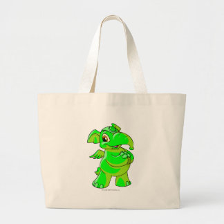 Elephante Glowing.Pn Large Tote Bag