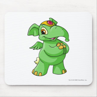 Elephante Green Mouse Mat
