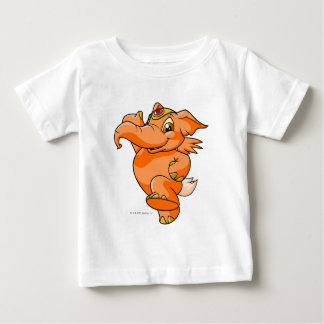 Elephante Orange Baby T-Shirt