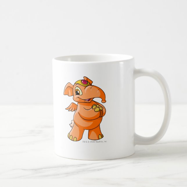 Elephante Orange Coffee Mug (Right)