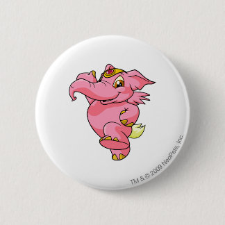 Elephante Pink 6 Cm Round Badge