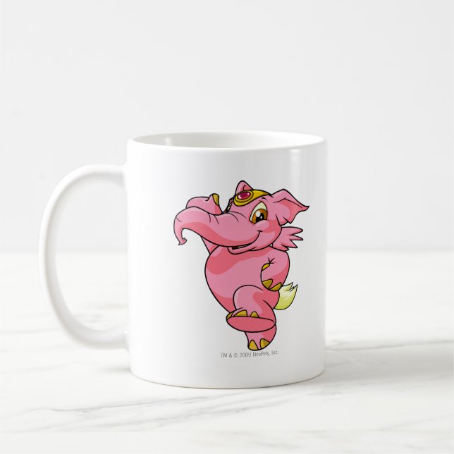 Elephante Pink Coffee Mug (Left)