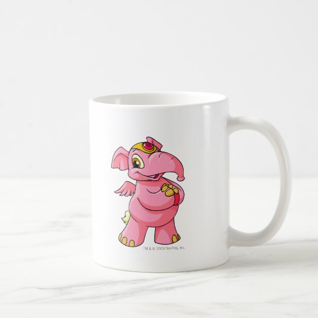 Elephante Pink Coffee Mug (Right)