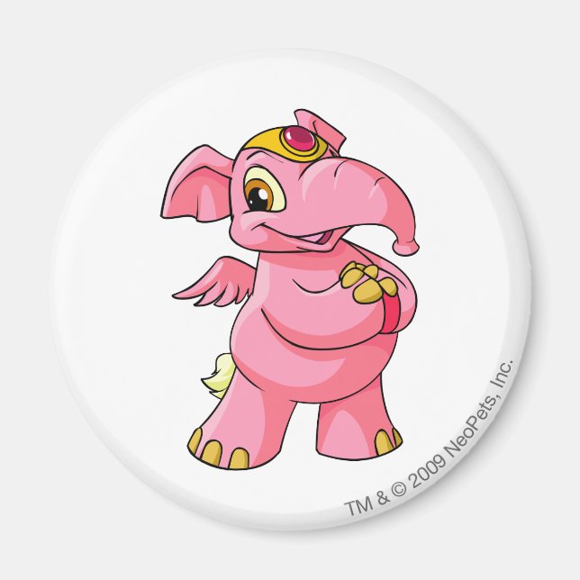 Elephante Pink Magnet (Front)