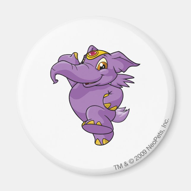 Elephante Purple Magnet (Front)