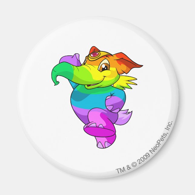 Elephante Rainbow Magnet (Front)