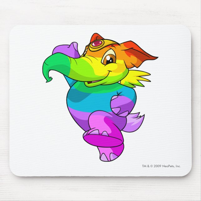 Elephante Rainbow Mouse Mat (Front)