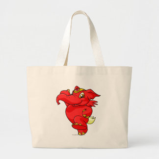 Elephante Red Large Tote Bag