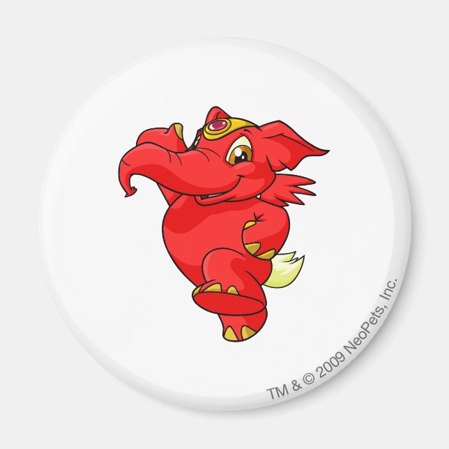 Elephante Red Magnet (Front)