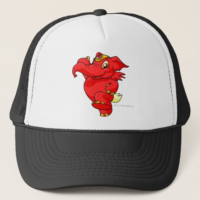 Elephante Red Trucker Hat (Front)