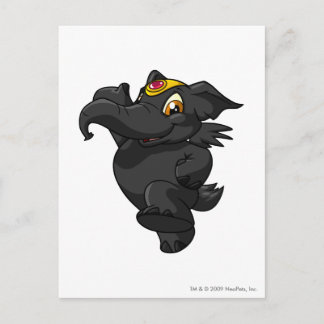 Elephante Shadow Postcard