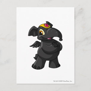 Elephante Shadow Postcard