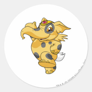 Elephante Spotted Classic Round Sticker