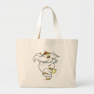 Elephante White Large Tote Bag