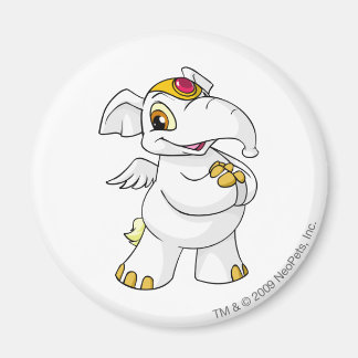 Elephante White Magnet