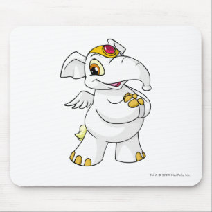 Elephante White Mouse Mat