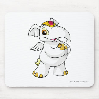 Elephante White Mouse Mat