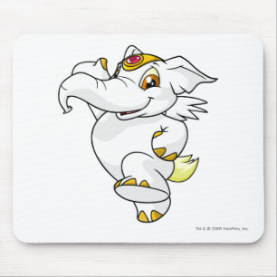 Elephante White Mouse Mat