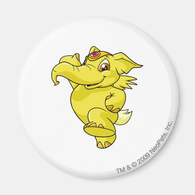 Elephante Yellow Magnet (Front)