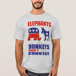 Elephants and Donkeys T-Shirt