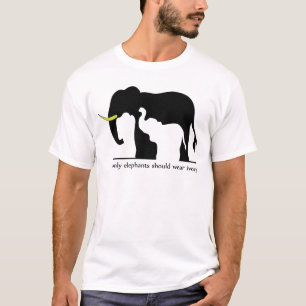 Elephants and Ivory (White ver) T-Shirt