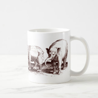 Elephants and Rhinos Mug