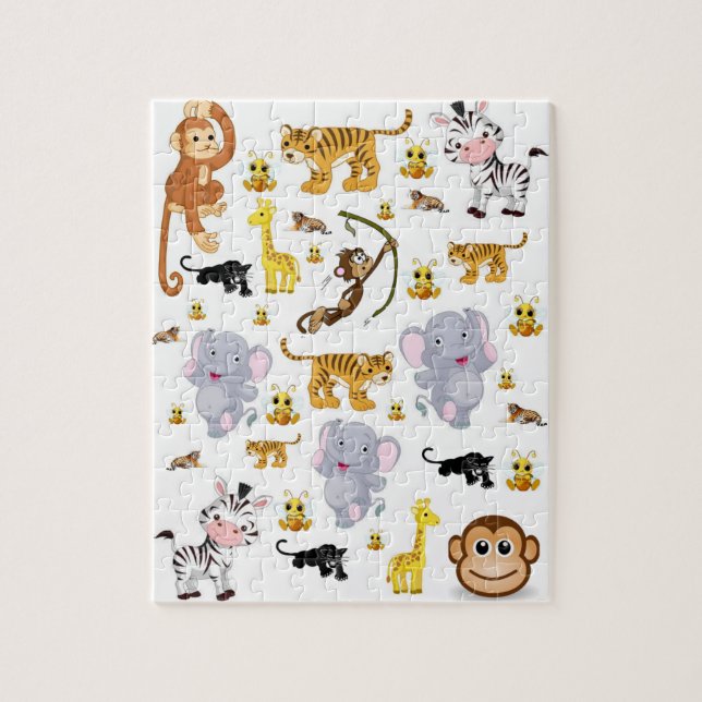 Elephants Animal Jigsaw Puzzle (Vertical)