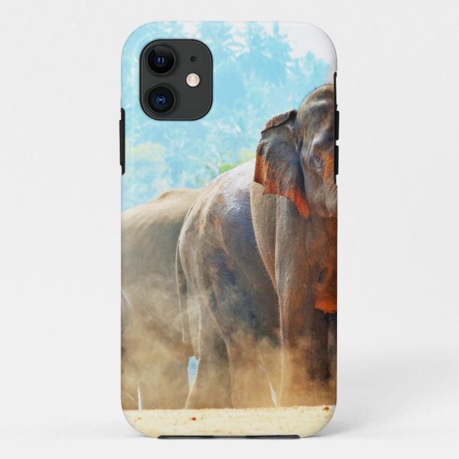 Elephants Animals Safari Destiny Peace Love Case-Mate iPhone Case (Back)