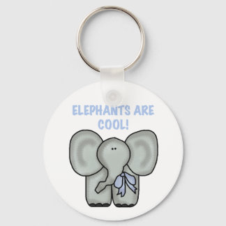 Elephants Are Cool Keychain