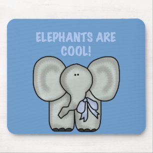 Elephants Are Cool Tshirts and Gifts Mouse Mat