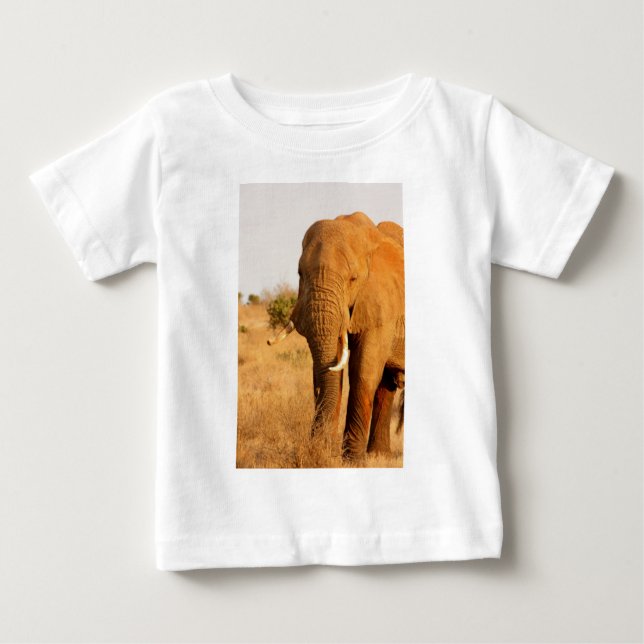 Elephants Baby T-Shirt (Front)