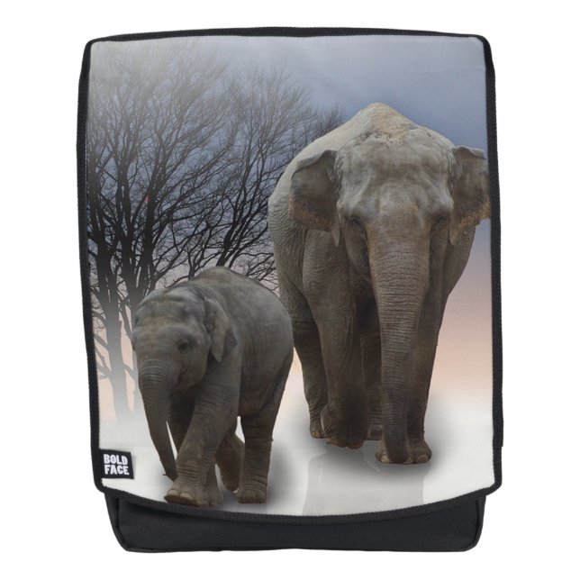 Elephants Backpack (Front)