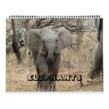 Elephants Calendar