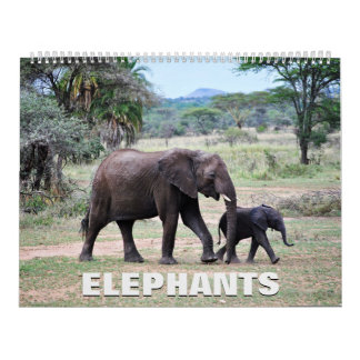 Elephants Calendar