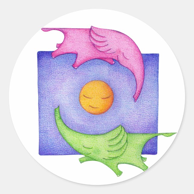 Elephants Can Fly! Sticker (Front)