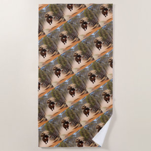 Elephants Can Jump, Beach Towel