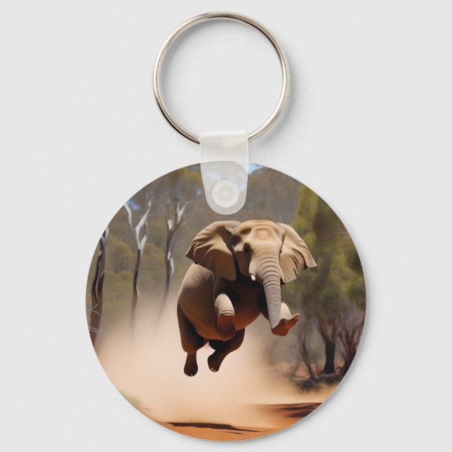Elephants Can Jump, Keyring (Front)