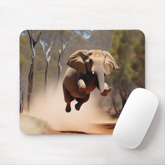 Elephants Can Jump, Mouse Pad (With Mouse)