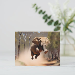 Elephants Can Jump, Postcard