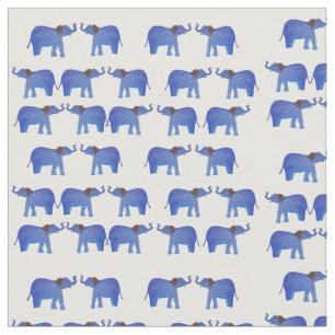Elephants Fabric