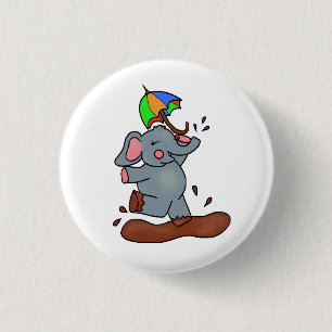 Elephants Get Big Dirty Feet Button