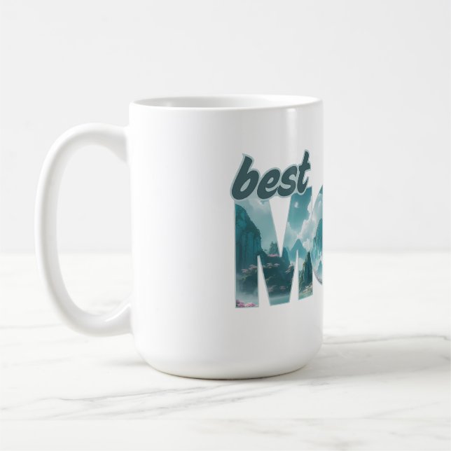 Elephants in a dream world - best mom ever coffee mug (Left)