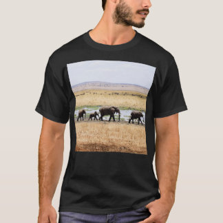 Elephants in Arusha Tanzania T-Shirt