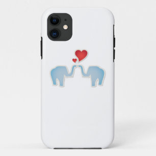 Elephants In Love iPhone 11 Case