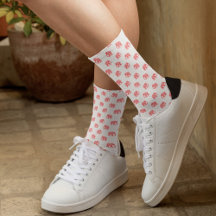 Elephants in red dressed up (on white)